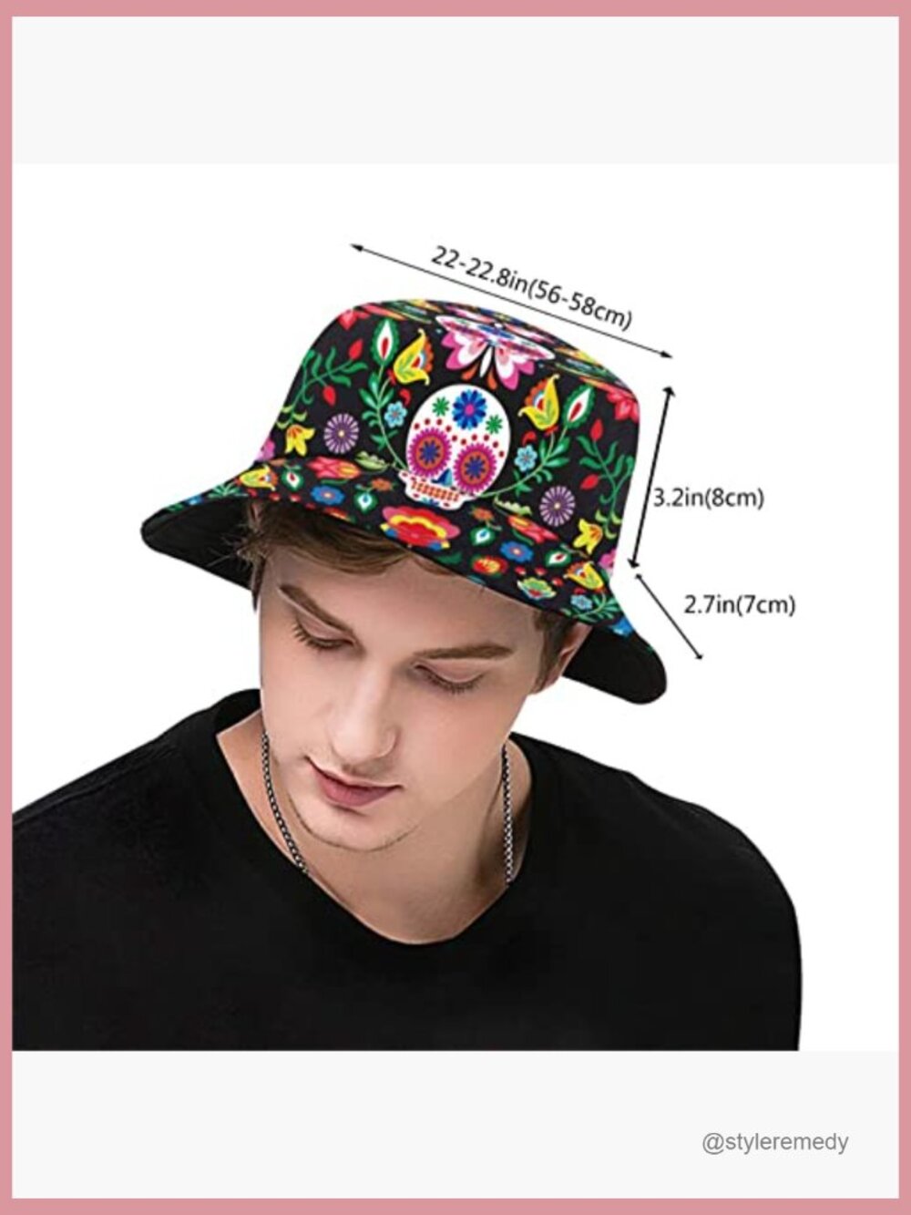 Bucket Hat - Packable Fisherman Sun Hat for Hiking Beach Outdoor - Picture 3 of 5